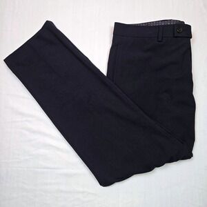 Lauren Ralph Lauren‎ Mens Navy Flat Front Dress Pants Size 34W x 30L